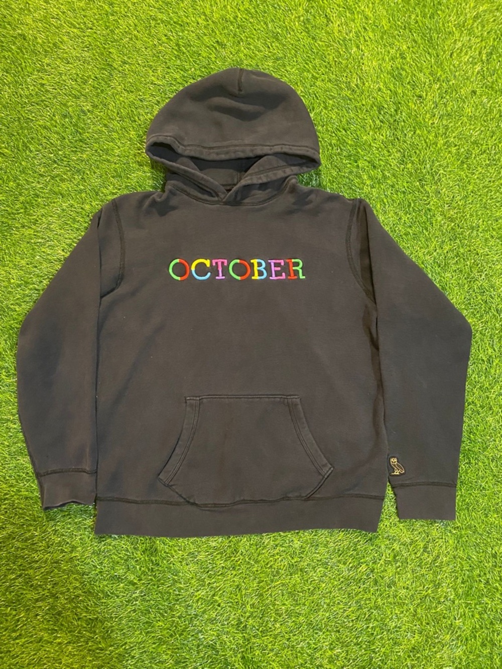Ovo Octobers very own owl drake pullover hoodie size large